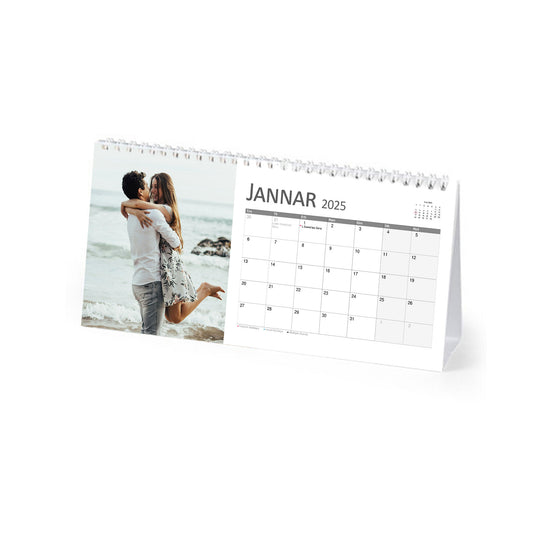 Personalised Photo Desk Calendar 2025 (Maltese)