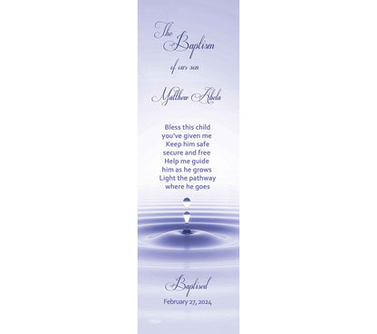 Baptism Bookmark (Design 1)