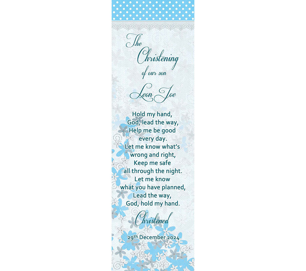 Baptism Bookmark (Design 2)