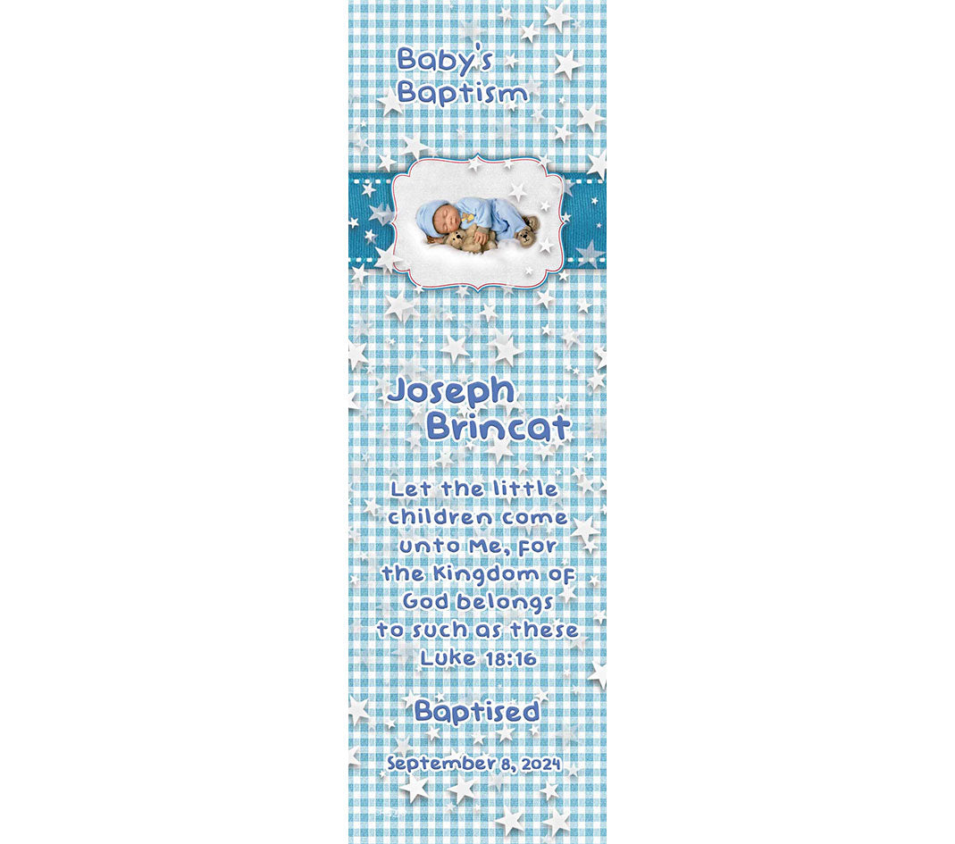 Baptism Bookmark (Design 4)