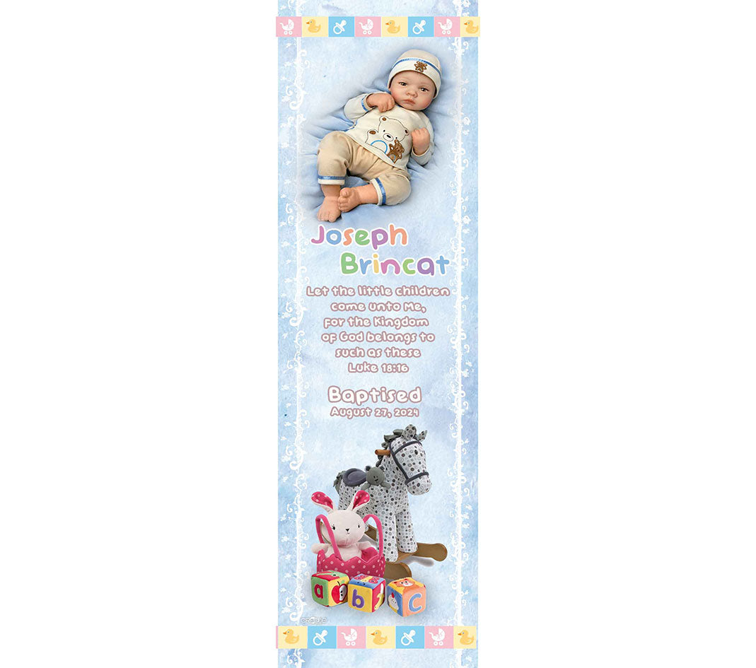 Baptism Bookmark (Design 5)