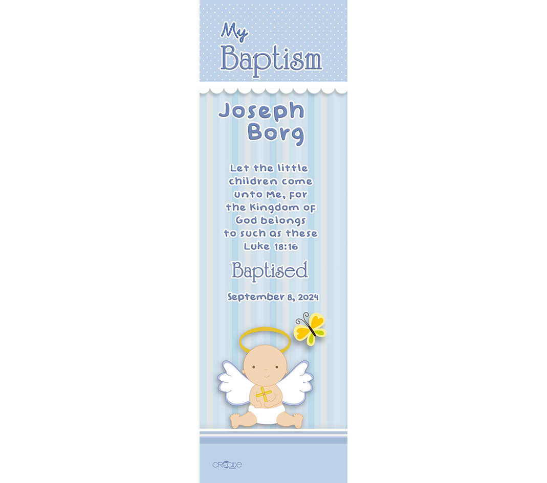 Baptism Bookmark (Design 9)