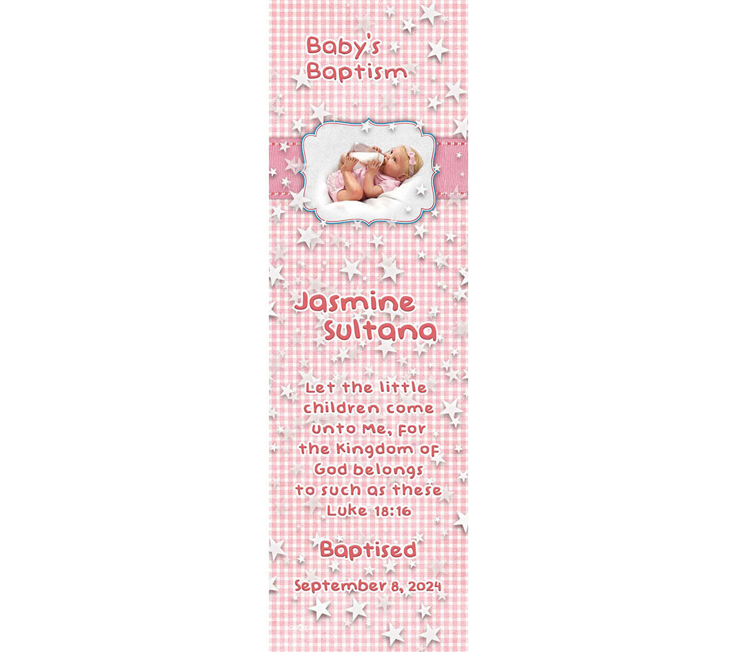 Baptism Bookmark (Design 4)