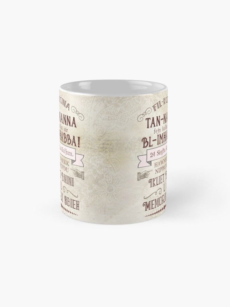 Mug għan- Nanna (Lin-Nanna b'xewqat sbieħ bi mħabba)