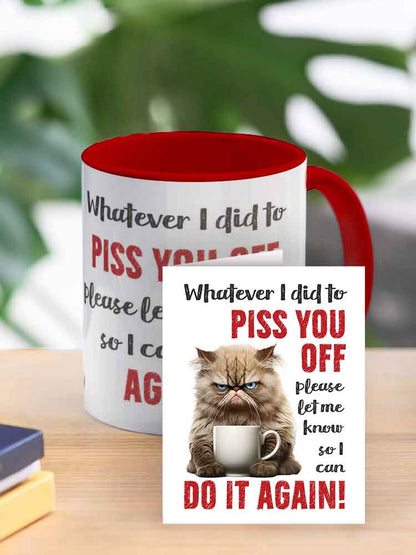 Funny Mug with Grumpy Cat