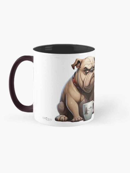 Funny Mug with Grumpy Dog