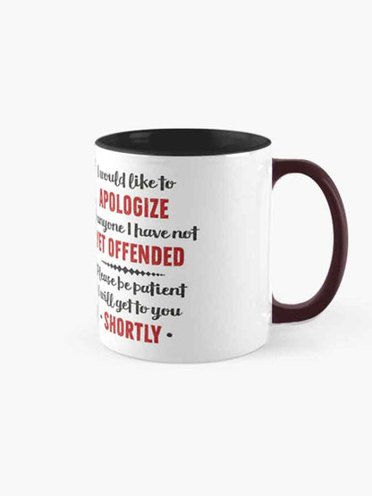 Funny Mug with Grumpy Dog