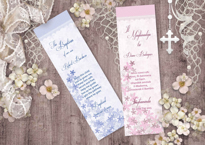 Baptism Bookmark (Design 2)