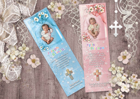 Baptism Bookmark (Design 6)