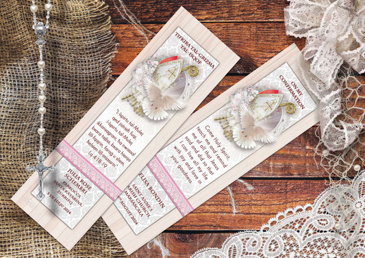 Holy Confirmation Bookmark (Design 15)