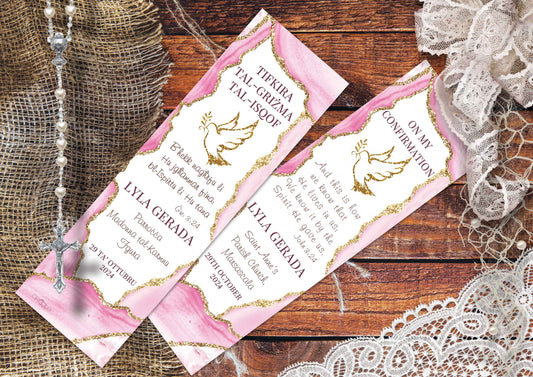 Holy Confirmation Bookmark (Design 21)