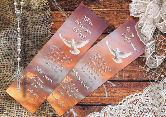 Holy Confirmation Bookmark (Design 23)