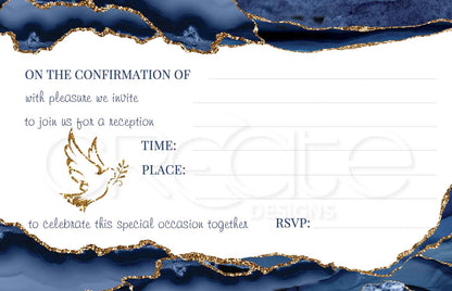 Holy Confirmation Invites Design 24 (Open)