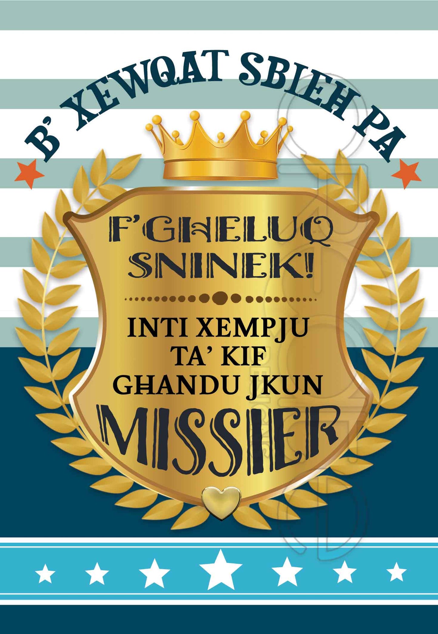 Kartolina għall-Missierek f'għeluq sninu