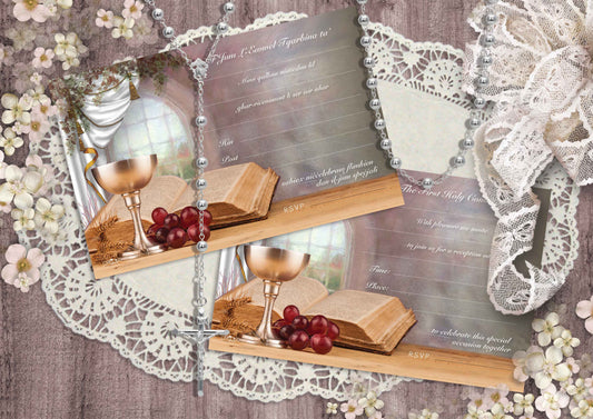 Holy Communion Invites - Design 3