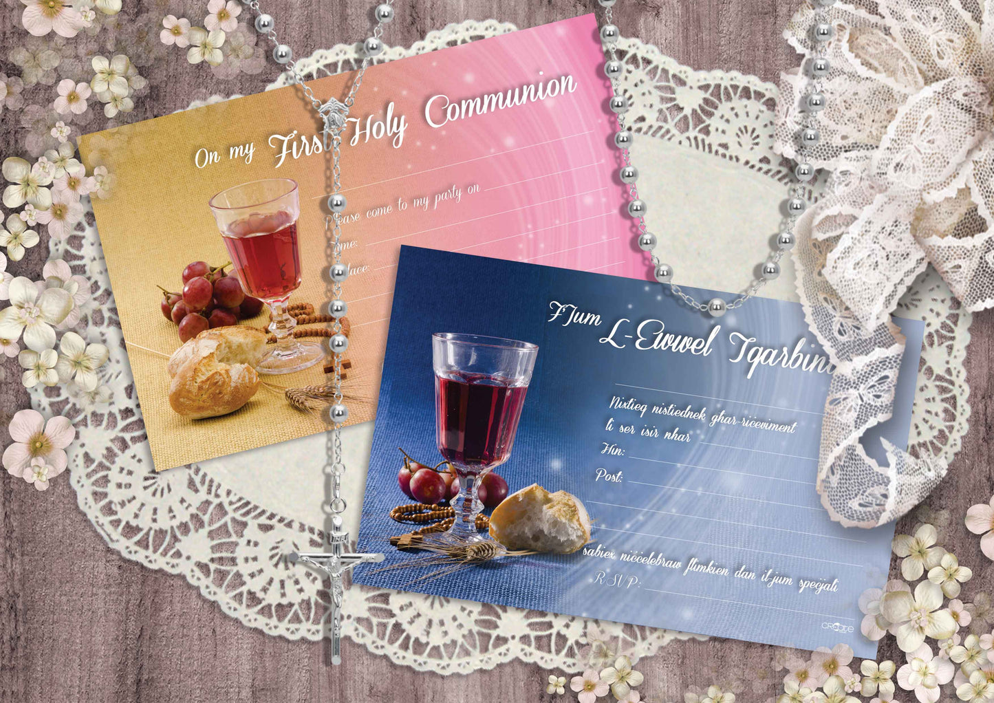 Holy Communion Invites Design 1