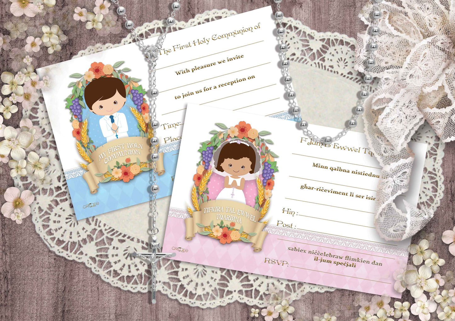 Holy Communion Invites Design 13