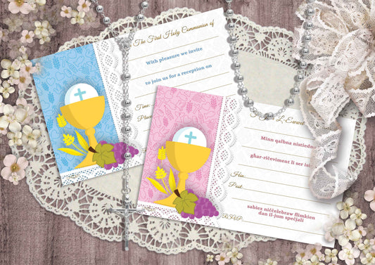 Holy Communion Invites Design 18