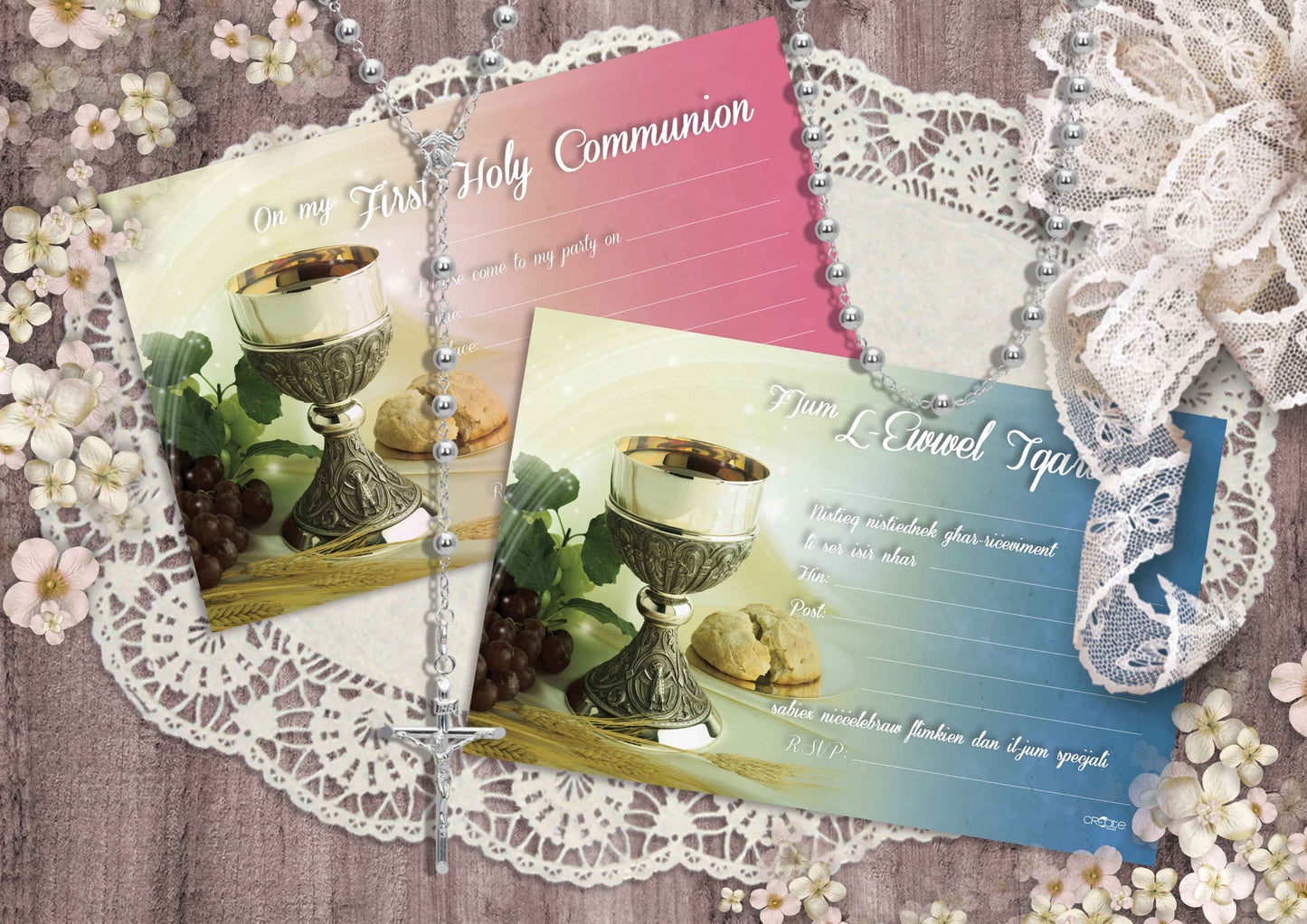 Holy Communion Invites Design 3