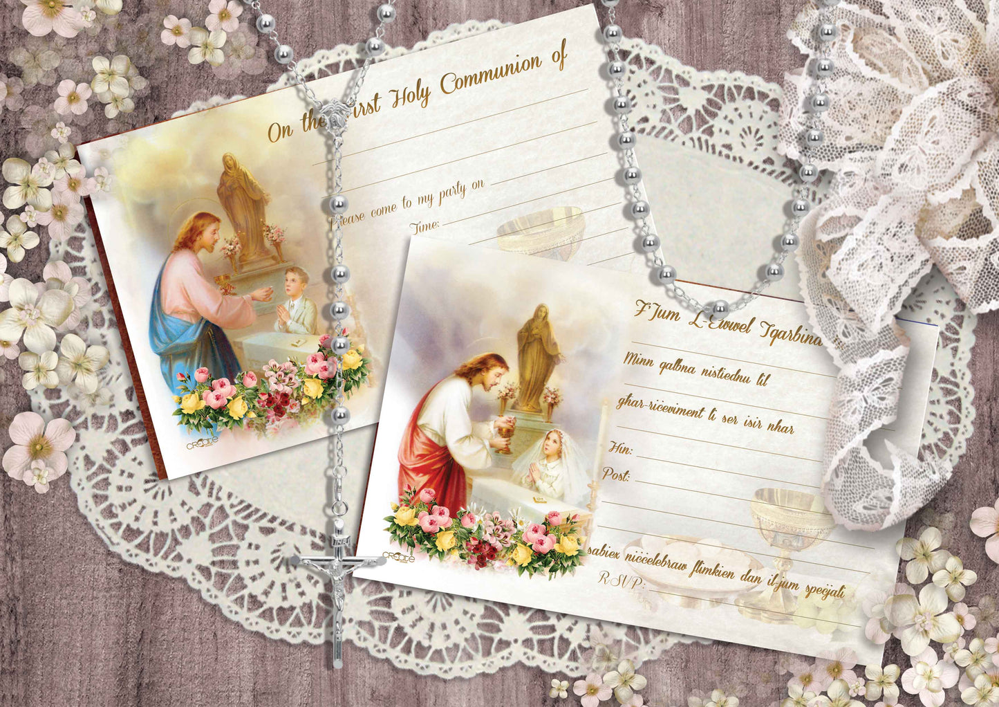 Holy Communion Invites Design 6