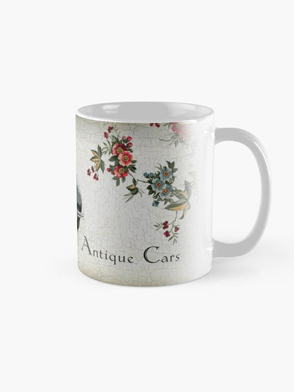 Mug with a picture of a vintage car (1 style)