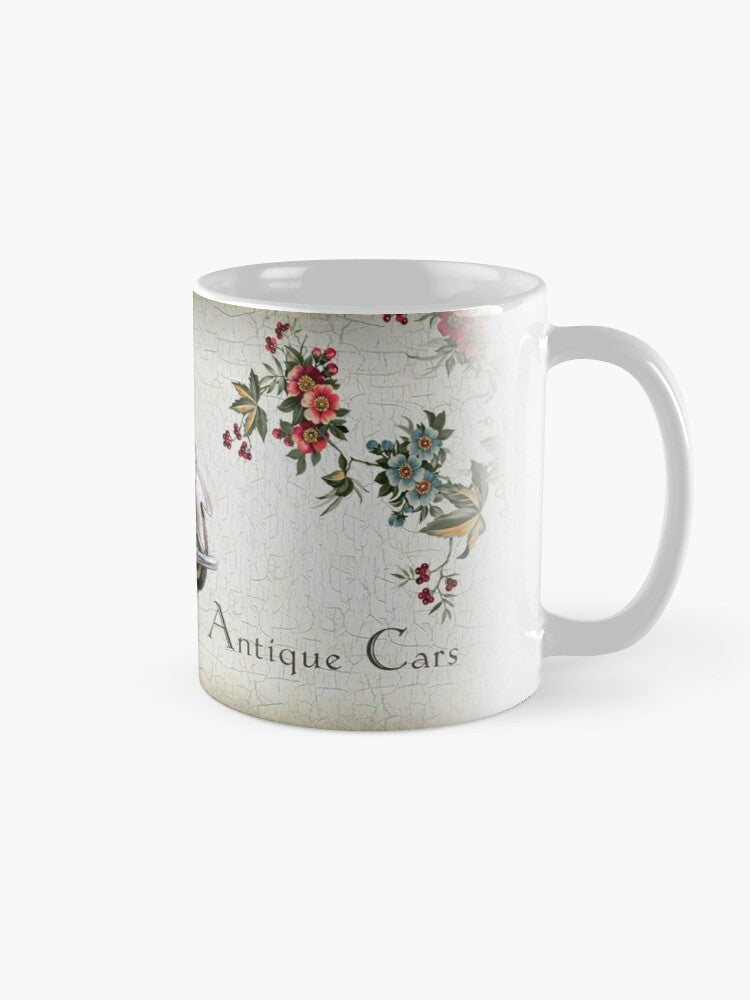 Mug bi stampa ta' karozza antika (Stil 3)