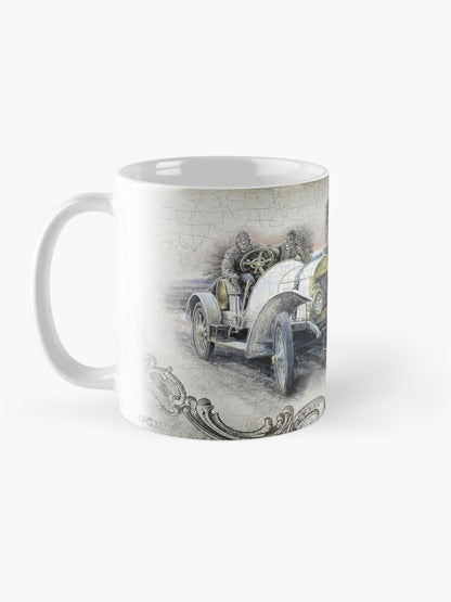 Mug bi stampa ta' karozza antika (Stil 6)