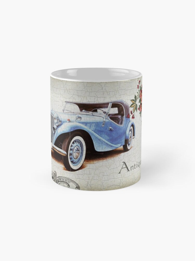 Mug with a picture of a vintage car (style 9)