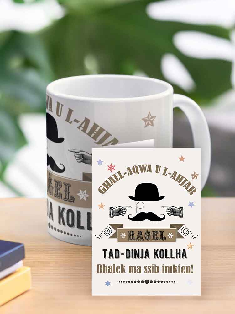 Mug for the best man in the world (Aqwa Raġel tad-Dinja)