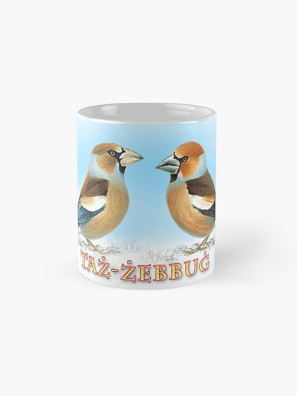 Mug with an image of Bird (taż-Żebbuġ)