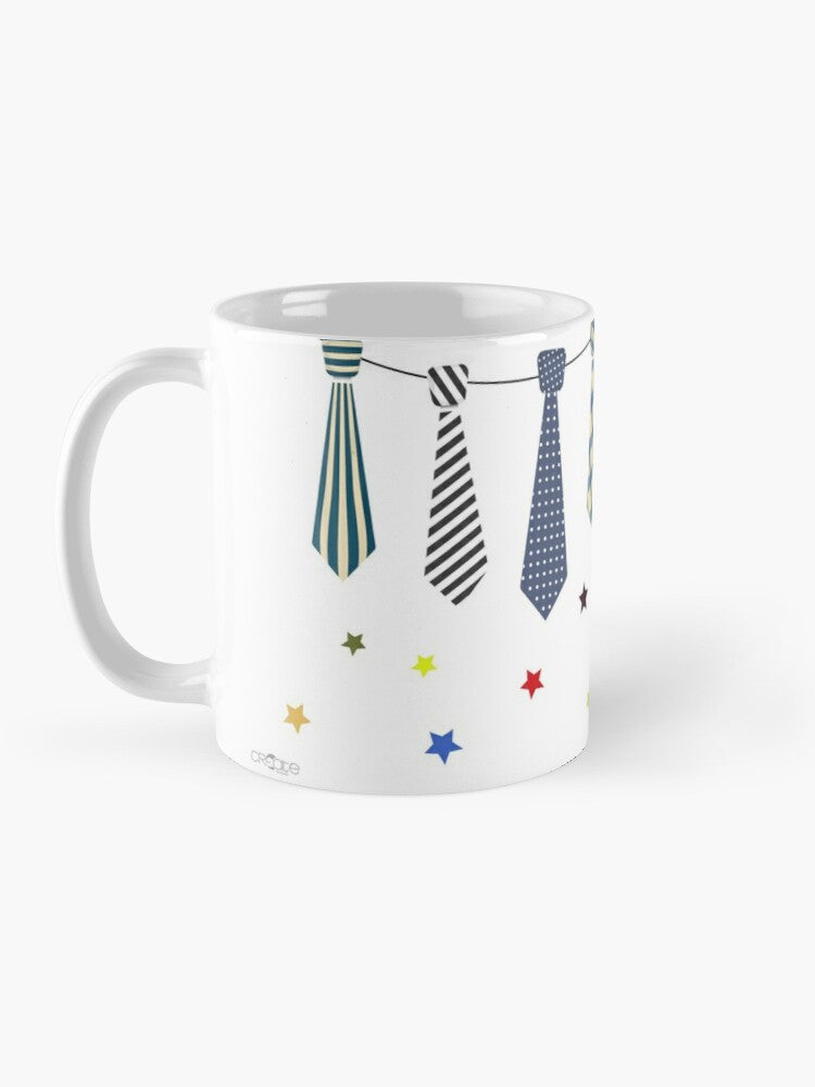 Mug to the father (stars and mustaches)