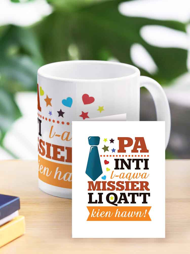 Mug for father (L-Aqwa Missier li qatt kien hawn)