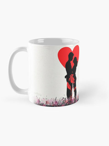 Mug for loved ones (with a couple's inside heart)