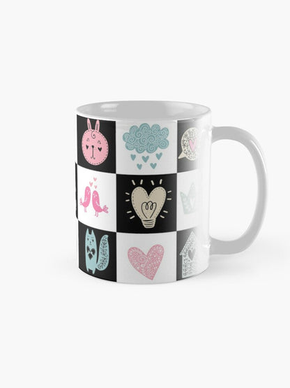 Mug for loved ones (with white and black boxes)