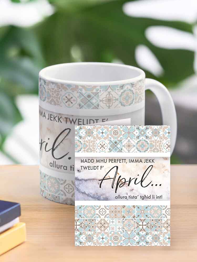 Mug for someone who celebrates their Birthday in the month of April