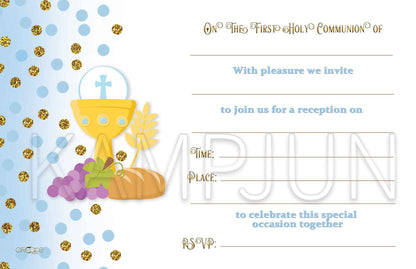 Holy Communion Invites Design 16