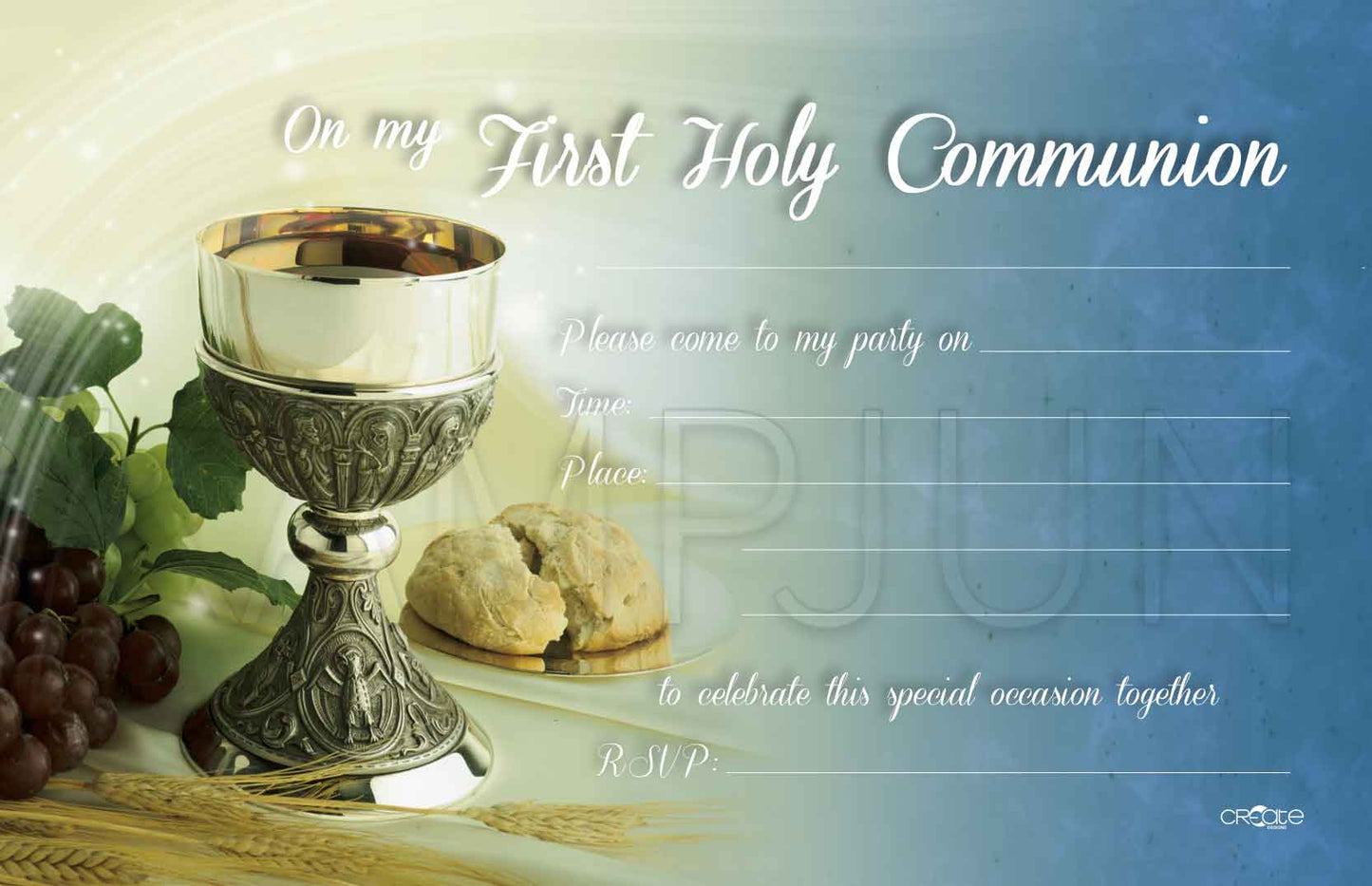 Holy Communion Invites Design 3