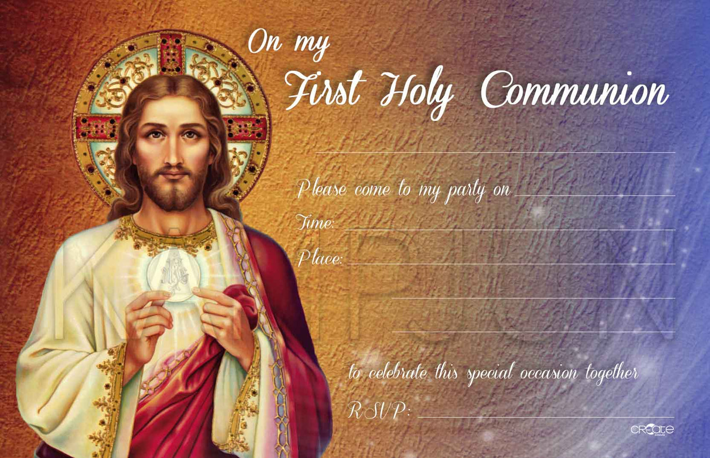 Holy Communion Invites Design 5