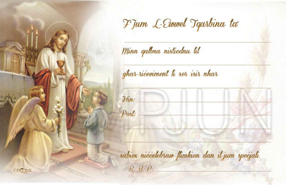 Holy Communion Invites Design 7