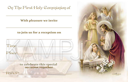 Holy Communion Invites Design 14