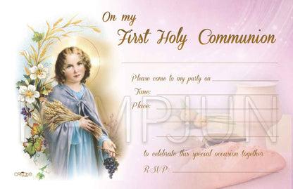 Holy Communion Invites Design 8