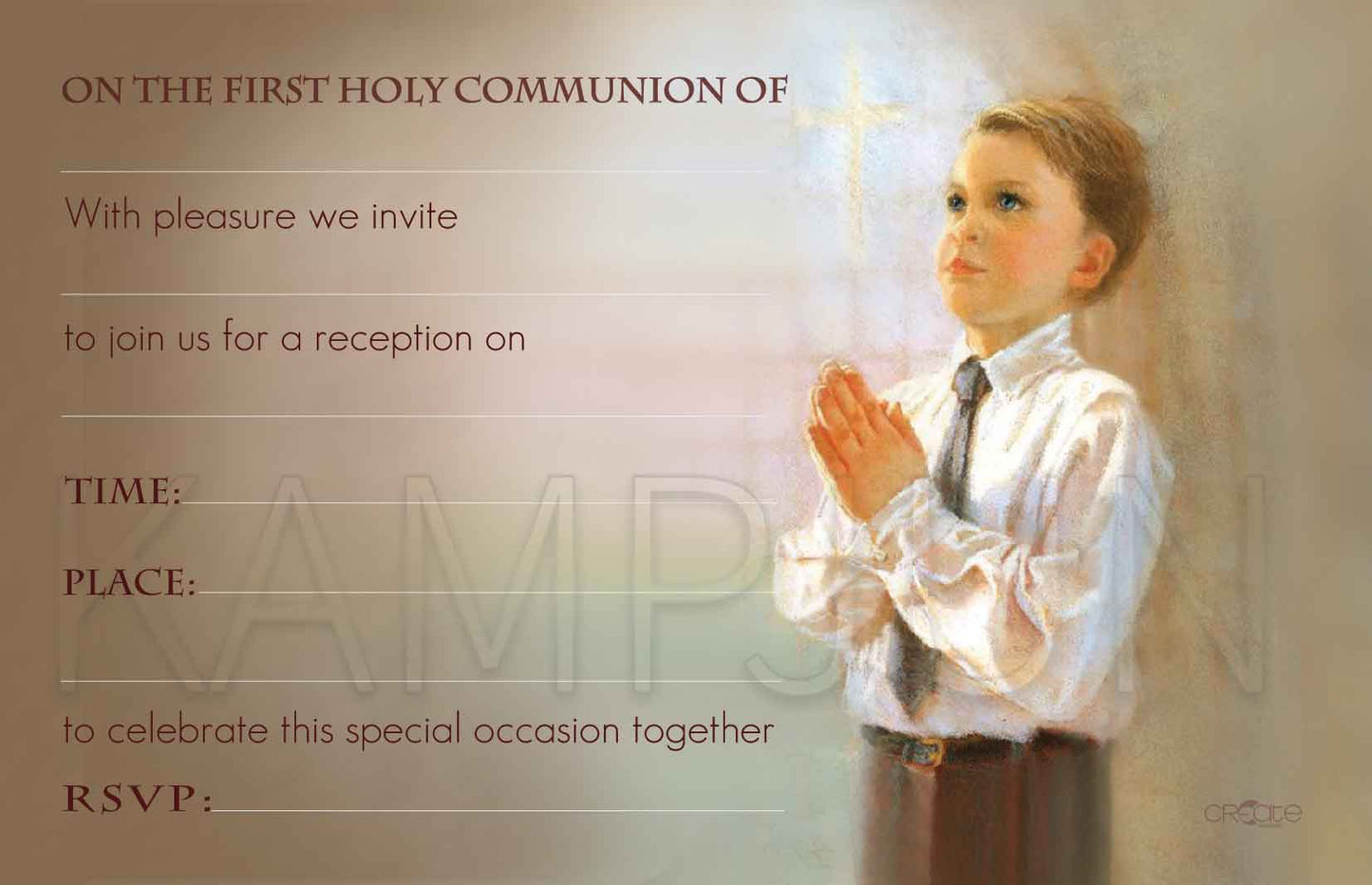 Holy Communion Invites - Design 5